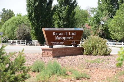 BLM Office sign